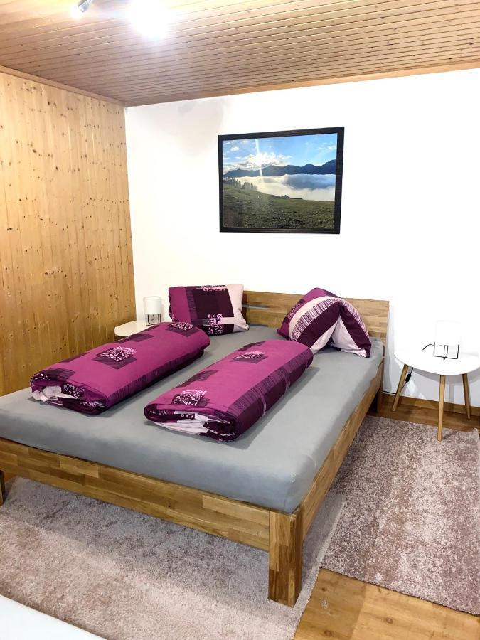Guenstig Und Einfaches Studio Auf Dem Bauernhof Zuoz Exterior foto
